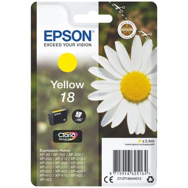 Epson bläckpatron Claria Home 18 Gul