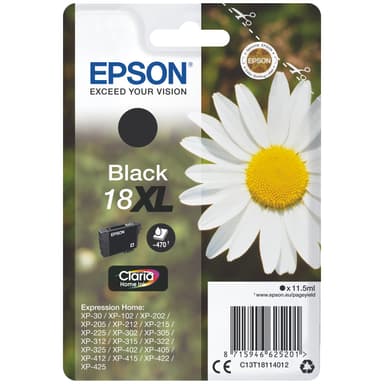Epson bläckpatron Claria Home 18XL Svart