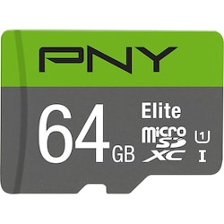 PNY Elite Micro SDXC minneskort 64 GB