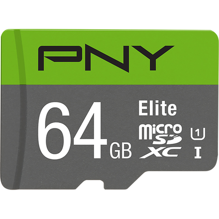 PNY Elite Micro SDXC minneskort 64 GB