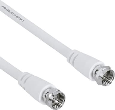 Hama Satellitkabel (5 m) vit