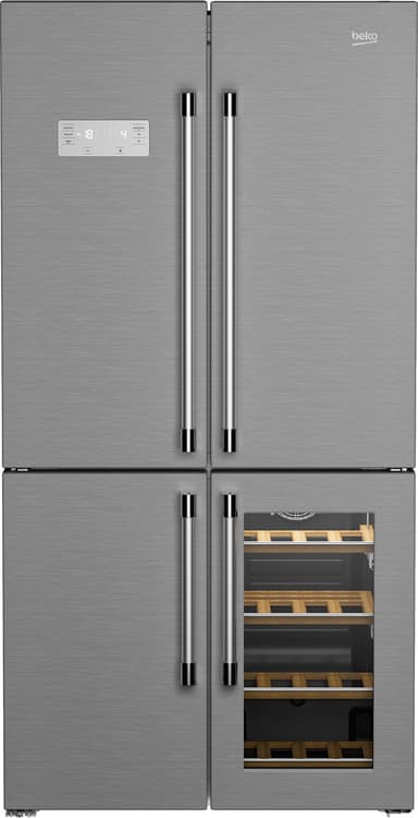 Beko sida-vid-sida kyl/frys GN1416220CX (182 cm)