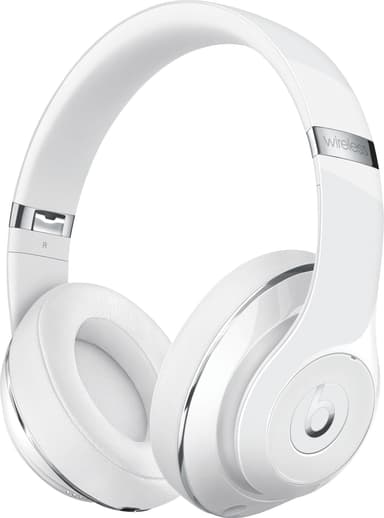 Beats Studio wireless around-ear hörlurar (vit)