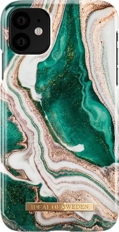 iDeal fodral för Apple iPhone 11 (golden jade marble)