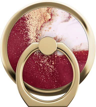 iDeal universellt magnetringfäste (golden burgundy marble)