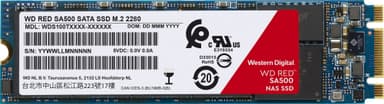 WD Red SA500 intern M.2 SATA SSD för NAS (2 TB)