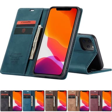 CaseMe Smart Magnet FlipCase Apple iPhone 11 Pro (5.8")  - Vinröd