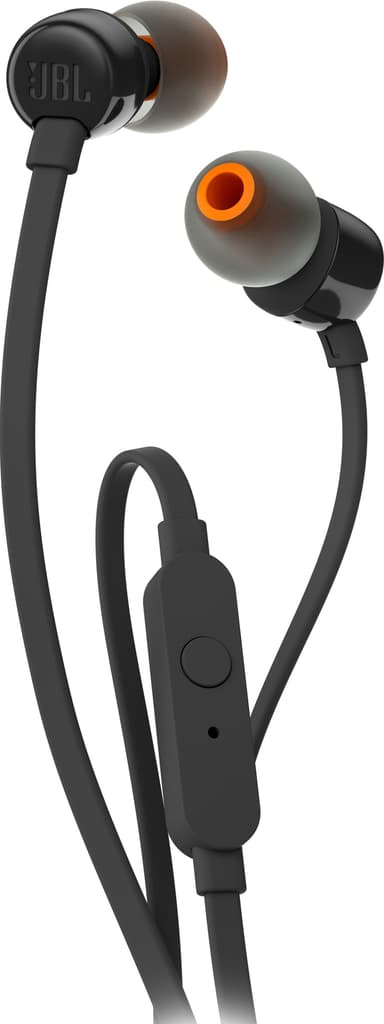 JBL in-ear hörlurar T110 (svart)