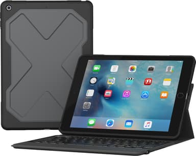 Rugged Messenger tangentbord och fodral till iPad(2017)