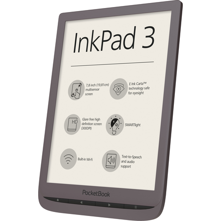 PocketBook InkPad 3 läsplatta (mörkbrun)