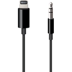 Apple Lightning till 3.5mm ljudkabel (svart)