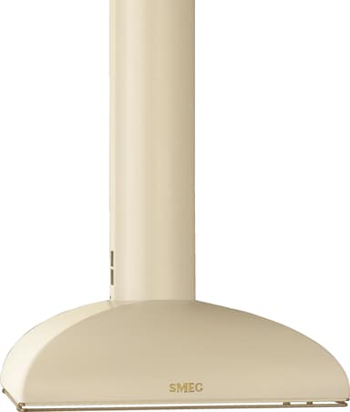Smeg Serie Colonial Vägghängd Köksfläkt KS89POE (creme 90cm)