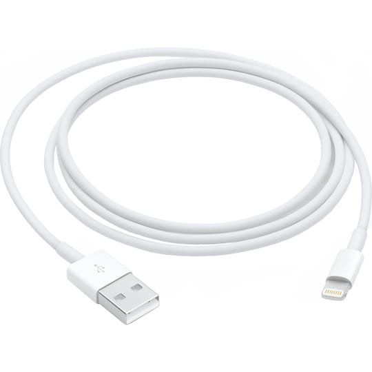 Apple Lightning till USB-kabel 1 m (vit)