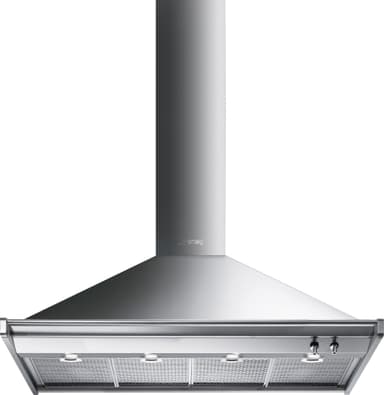 Smeg Serie Classic Vägghängd Köksfläkt KD120HXE (rostfri 120cm)