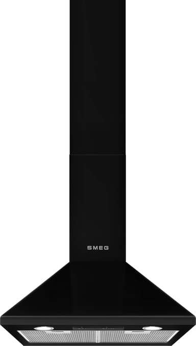 Smeg Serie Neutral Vägghängd Köksfläkt KSED65NEE (svart 60cm)