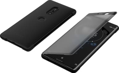 Sony Xperia XZ3 SCTH70 Style Touch fodral (svart) Sony Xperia XZ3 SCTH70 Style Touch fodral (svart)
