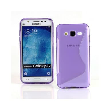 S Line silikon skal Samsung Galaxy J7 2015 (SM-J700F) Grå