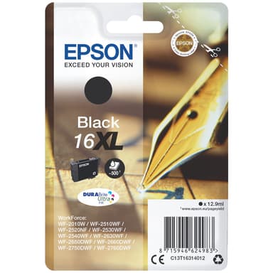 Epson bläckpatron DuraBrite Ultra 16XL Svart