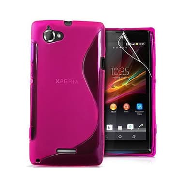 S Line silikon skal Sony Xperia L (c2105) Lila