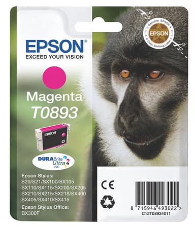 Epson Bläckpatron DuraBrite Ultra T0893 Magenta