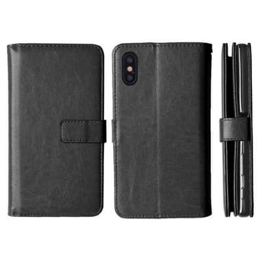 Dubbelflip Flexi 9-kort Apple iPhone XS Max (6.5")  - Brun