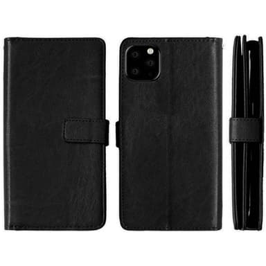 Dubbelflip Flexi 9-kort Apple iPhone 11 Pro (5.8")  - Svart