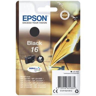 Epson bläckpatron DuraBrite Ultra 16 Svart