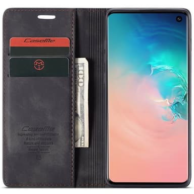 CaseMe Smart Magnet FlipCase Samsung Galaxy S10 (SM-G973F)  - Vinröd