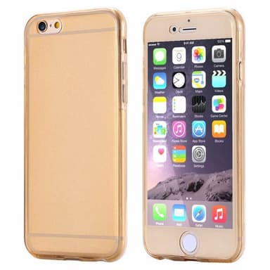 360° heltäckande silikon skal Apple iPhone 6+/6S+  - Transparent