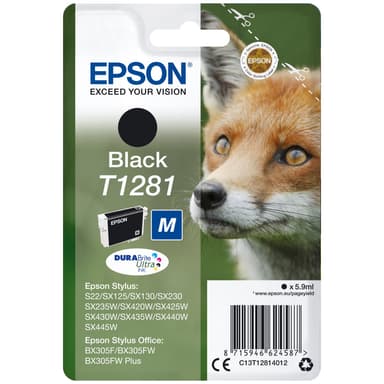 Epson bläckpatron DuraBrite Ultra T128 Svart