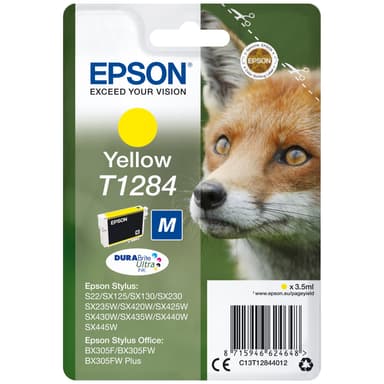 Epson bläckpatron DuraBrite Ultra T128 Gul