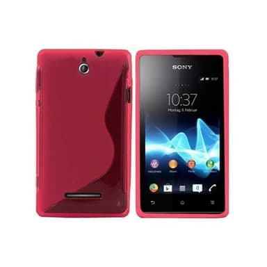S Line silikon skal Sony Xperia E (c1505) Vit