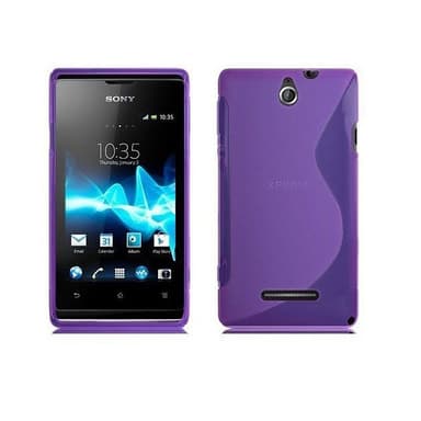 S Line silikon skal Sony Xperia E (c1505) Vit