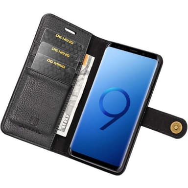 Mobilplånbok DG-Ming 2i1 Samsung Galaxy S9 Plus (SM-G965F)  - Röd