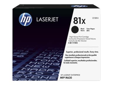 HP toner 81X Original LaserJet Svart