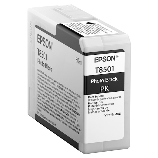 Epson bläckpatron UltraChrome HD T8501 Fotosvart