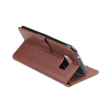 Mobilplånbok 3-kort Samsung Galaxy S7 Edge (SM-G935F)  - Brun