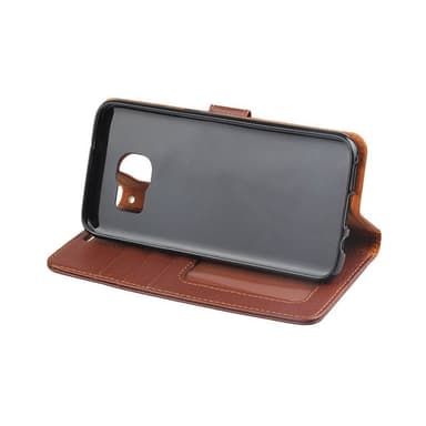 Mobilplånbok 3-kort Samsung Galaxy S7 Edge (SM-G935F)  - Brun