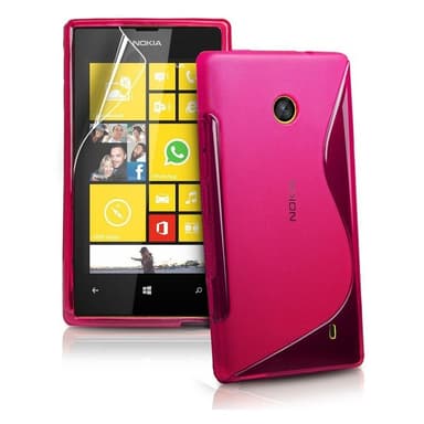 S Line silikon skal Nokia Lumia 520/525 (RM915) Lila