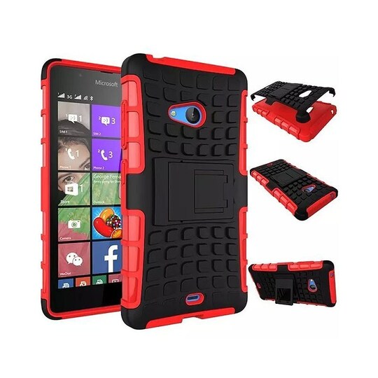 Stöttåligt skal med ställ Microsoft Lumia 540 (RM-1141) Röd