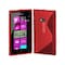 S Line silikon skal Nokia Lumia 920 (RM-820) Röd