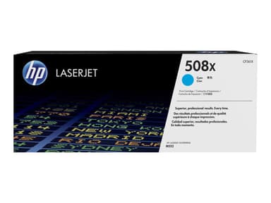 HP toner 508X Original LaserJet Cyan tonerkasett