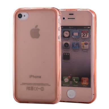 360° heltäckande silikon skal Apple iPhone 5, 5S, 5SE  - Transparent