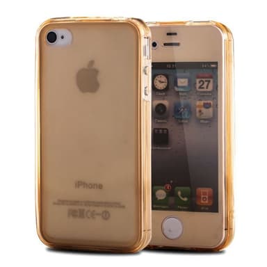 360° heltäckande silikon skal Apple iPhone 5, 5S, 5SE  - Transparent