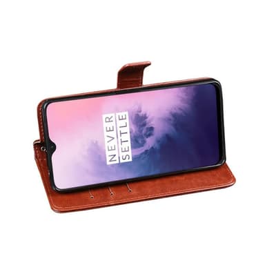 Mobilplånbok 3-kort OnePlus 7 (6.41")  - Röd