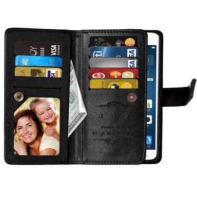 Dubbelflip Flexi 9-kort LG X Power (K220)  - Brun