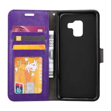 Mobilplånbok 3-kort Samsung Galaxy A6 Plus 2018 (SM-A610F)  - Brun