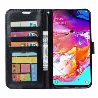 Mobilplånbok 3-kort Samsung Galaxy A70 (SM-A705F)  - Svart
