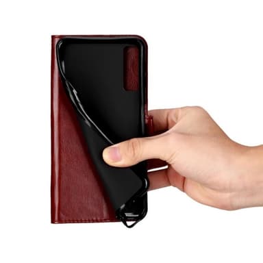 Mobilplånbok 3-kort Xiaomi Mi 9 (6.39")  - Rosa