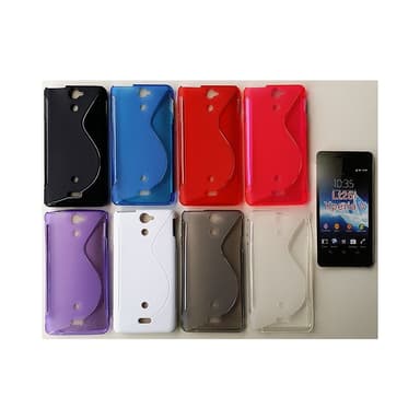 S Line silikon skal Sony Xperia V (LT25i) Rosa
